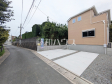 1号棟 接道状況および現場風景 【福岡市早良区梅林6丁目】 1号棟 接道状況および現場風景 【福岡市早良区梅林6丁目】