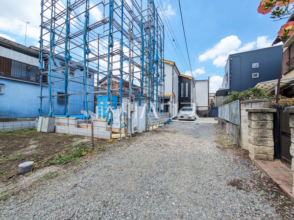 接道状況および現場風景 【朝霞市溝沼5丁目】 接道状況および現場風景 【朝霞市溝沼5丁目】