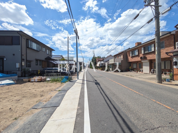 接道状況および現場風景 【名古屋市北区東味鋺3丁目】 接道状況および現場風景 【名古屋市北区東味鋺3丁目】