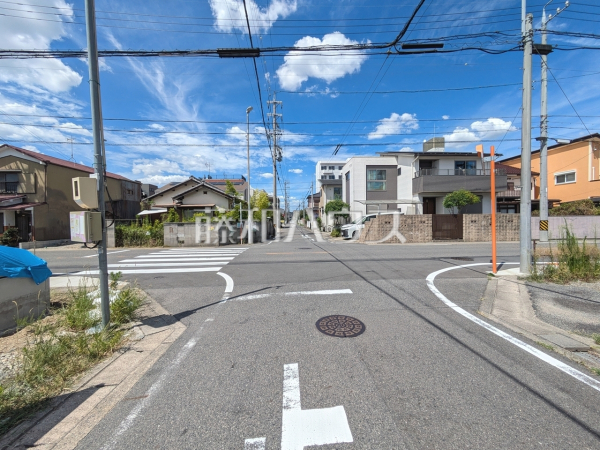接道状況および現場風景 【名古屋市北区東味鋺3丁目】 接道状況および現場風景 【名古屋市北区東味鋺3丁目】
