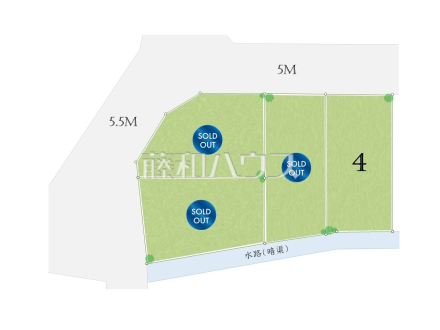 全体区画図 【府中市本町3丁目】