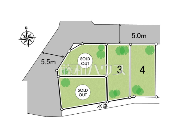 全体区画図 【府中市本町3丁目】 全体区画図 【府中市本町3丁目】