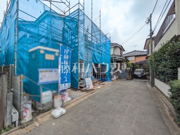 接道状況および現場風景 【練馬区関町東1丁目】 接道状況および現場風景 【練馬区関町東1丁目】