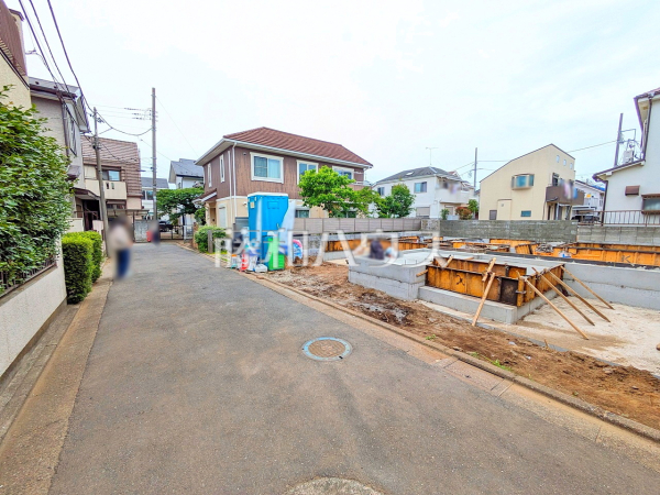 接道状況および現場風景 【練馬区関町東1丁目】 接道状況および現場風景 【練馬区関町東1丁目】