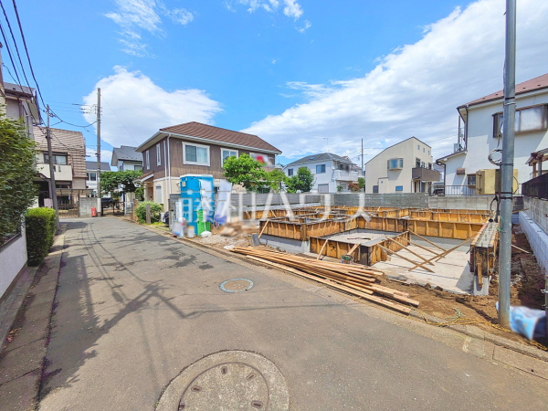 接道状況および現場風景 【練馬区関町東1丁目】 接道状況および現場風景 【練馬区関町東1丁目】