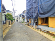 接道状況および現場風景 【志木市上宗岡1丁目】 接道状況および現場風景 【志木市上宗岡1丁目】