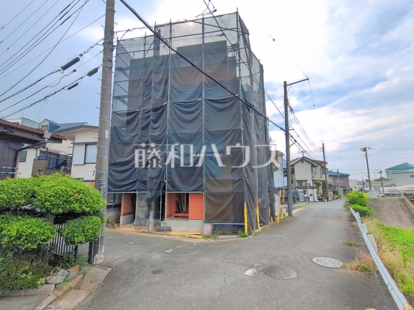 接道状況および現場風景 【志木市上宗岡1丁目】 接道状況および現場風景 【志木市上宗岡1丁目】