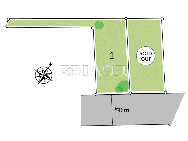 全体区画図 【東久留米市浅間町1丁目】 全体区画図 【東久留米市浅間町1丁目】