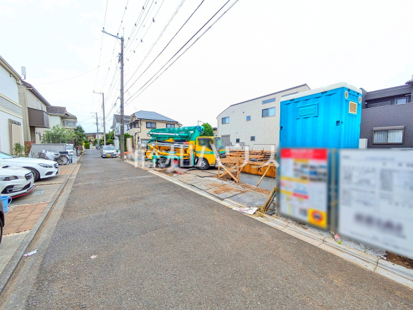 接道状況および現場風景 【西東京市南町2丁目】 接道状況および現場風景 【西東京市南町2丁目】