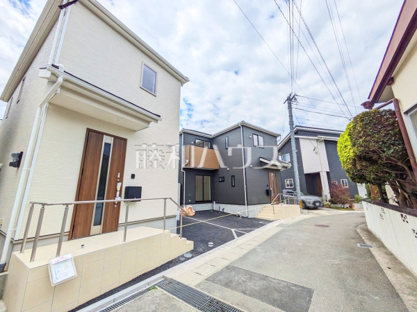 接道状況および現場風景 【糟屋郡粕屋町原町3丁目】 接道状況および現場風景 【糟屋郡粕屋町原町3丁目】