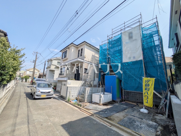 接道状況および現場風景 【狛江市西野川4丁目】 接道状況および現場風景 【狛江市西野川4丁目】