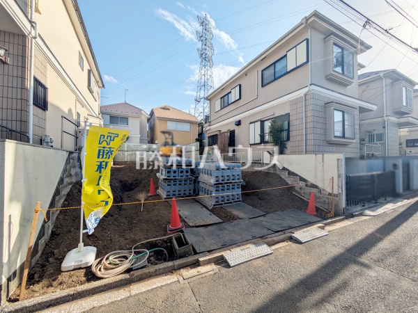 接道状況および現場風景 【狛江市西野川4丁目】 接道状況および現場風景 【狛江市西野川4丁目】