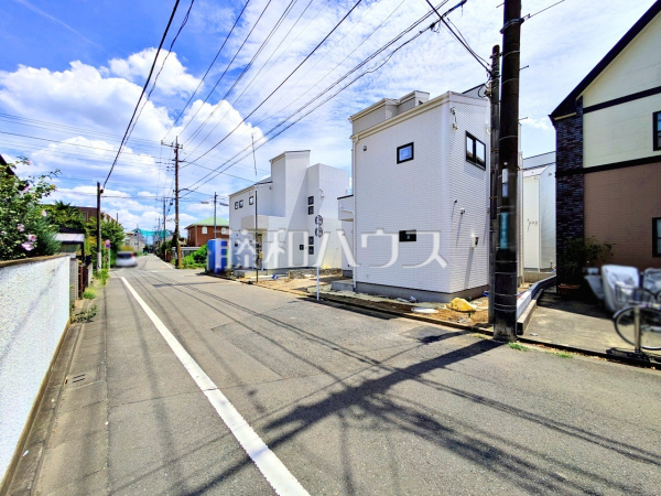 接道状況および現場風景 【国分寺市東元町4丁目】 接道状況および現場風景 【国分寺市東元町4丁目】