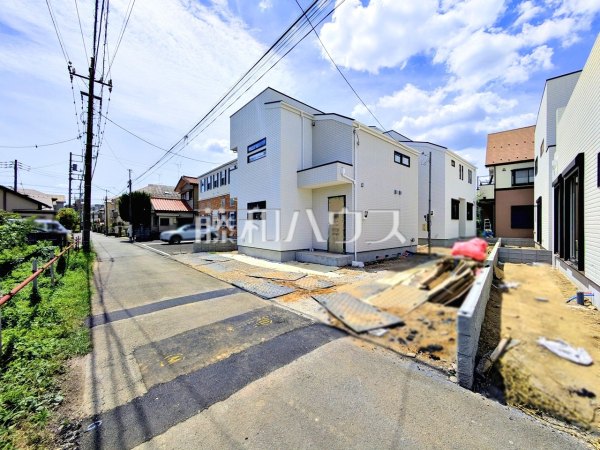 4号棟 接道状況および現場風景 【国分寺市東元町4丁目】 4号棟 接道状況および現場風景 【国分寺市東元町4丁目】