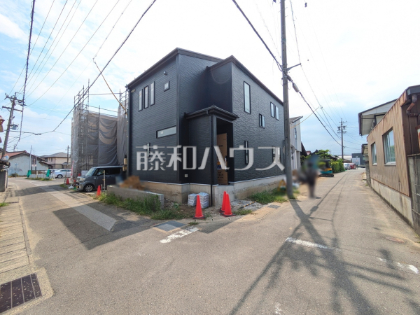 接道状況および現場風景 【北名古屋市六ツ師中屋敷】 接道状況および現場風景 【北名古屋市六ツ師中屋敷】