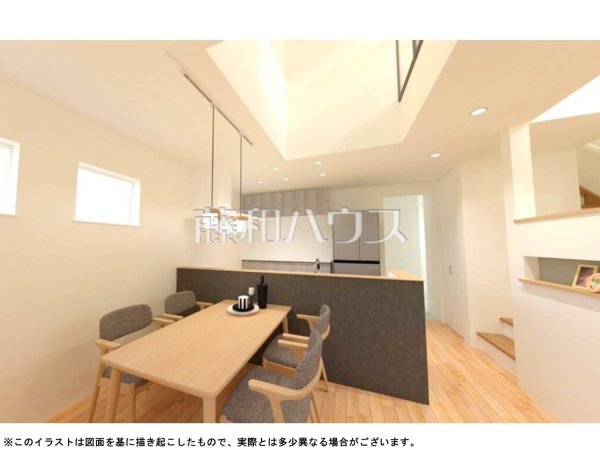完成予想図(内観) 【福岡市東区香住ヶ丘3丁目】 完成予想図(内観) 【福岡市東区香住ヶ丘3丁目】