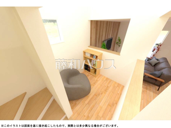 完成予想図(内観) 【福岡市東区香住ヶ丘3丁目】 完成予想図(内観) 【福岡市東区香住ヶ丘3丁目】