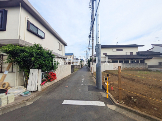 接道状況および現場風景 【調布市富士見町3丁目】