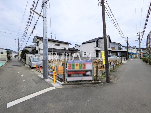 接道状況および現場風景 【調布市富士見町3丁目】