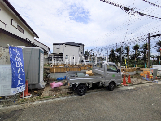 接道状況および現場風景 【調布市富士見町3丁目】