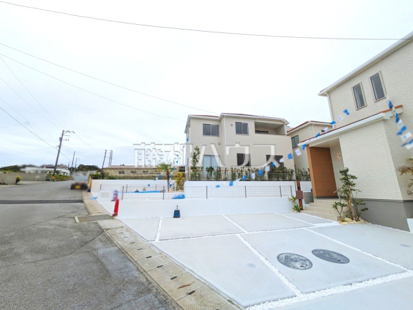 接道状況および現場風景 【八重瀬町字安里】 接道状況および現場風景 【八重瀬町字安里】