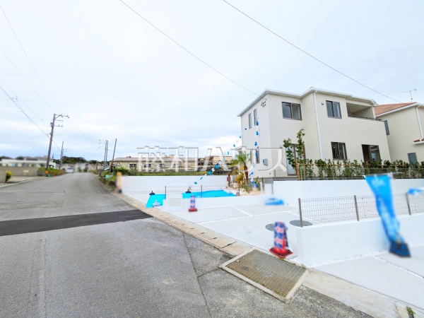 接道状況および現場風景 【八重瀬町字安里】 接道状況および現場風景 【八重瀬町字安里】