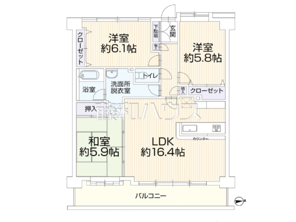 間取図 【レクシオ大和田】 間取図 【レクシオ大和田】