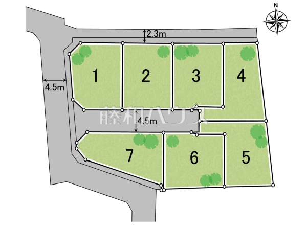 全体区画図 【八王子市石川町】 全体区画図 【八王子市石川町】