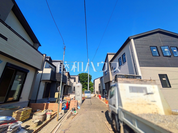 接道状況および現場風景 【八王子市石川町】 接道状況および現場風景 【八王子市石川町】