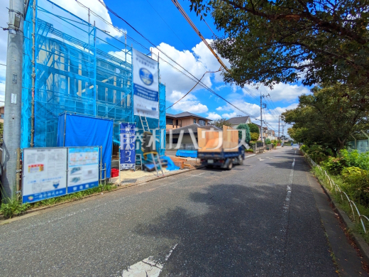接道状況および現場風景 【東村山市諏訪町2丁目】