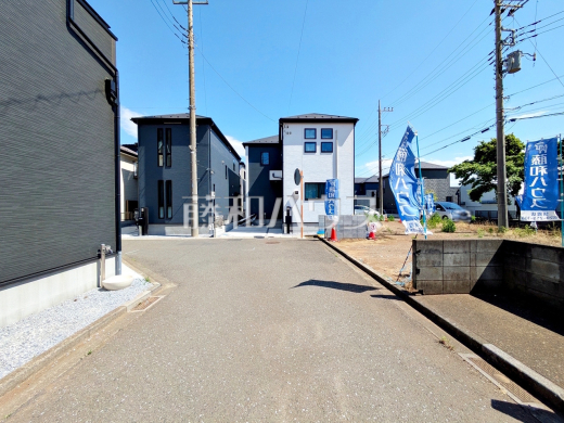 接道状況および現場風景 【和光市南1丁目】