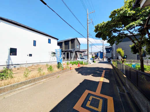 接道状況および現場風景 【和光市南1丁目】