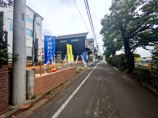 接道状況および現場風景 【府中市押立町5丁目】