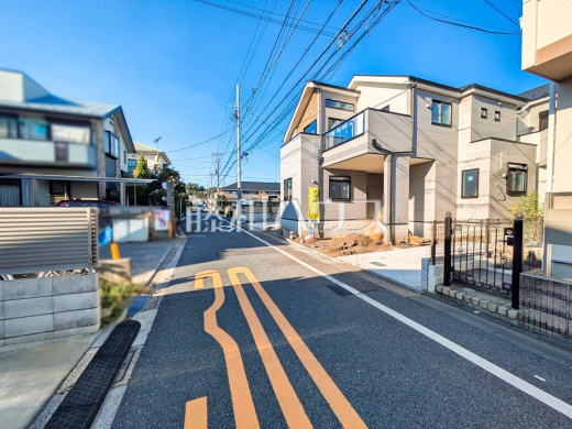 接道状況および現場風景 【練馬区田柄2丁目】