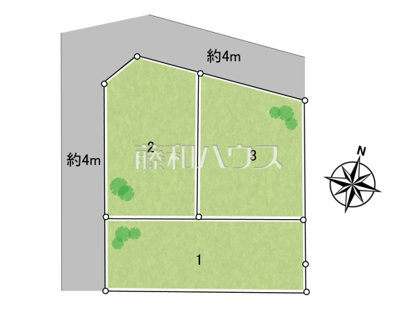 全体区画図 【国分寺市西町3丁目】 全体区画図 【国分寺市西町3丁目】