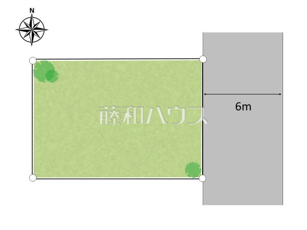全体区画図 【東大和市仲原4丁目】 全体区画図 【東大和市仲原4丁目】