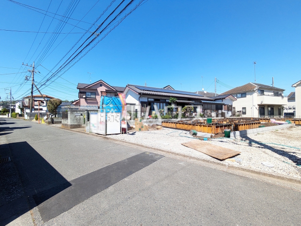 接道状況および現場風景 【八王子市中野町】 接道状況および現場風景 【八王子市中野町】