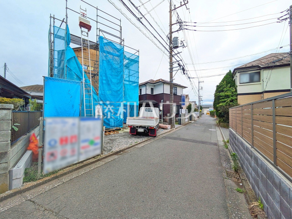 接道状況および現場風景 【八王子市中野町】 接道状況および現場風景 【八王子市中野町】