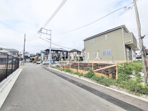 接道状況および現場風景