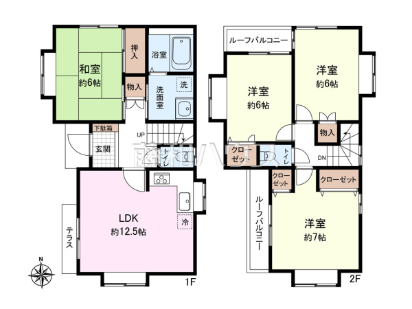 間取図 【調布市染地2丁目】 間取図 【調布市染地2丁目】