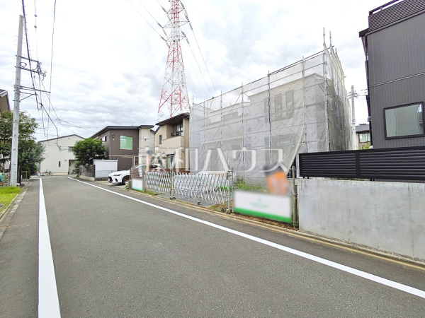 接道状況および現場風景 【日野市日野本町6丁目】 接道状況および現場風景 【日野市日野本町6丁目】