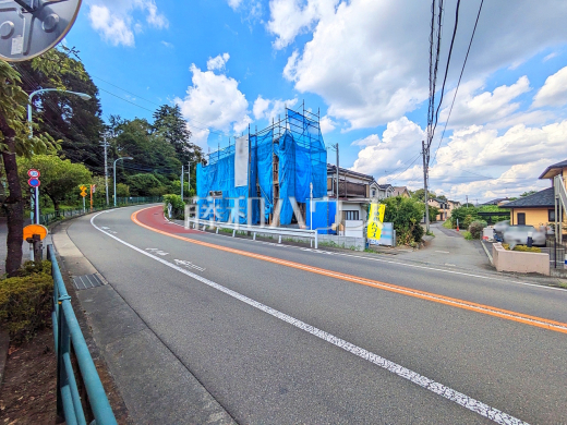接道状況および現場風景 【八王子市廿里町】