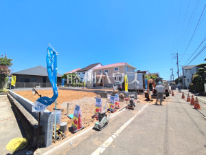 接道状況および現場風景