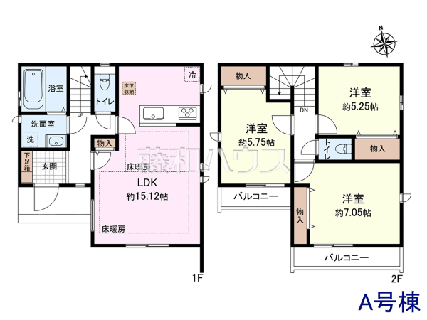 間取図 【三鷹市深大寺2丁目】 間取図 【三鷹市深大寺2丁目】