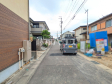 接道状況および現場風景 【北名古屋市鹿田天田】 接道状況および現場風景 【北名古屋市鹿田天田】