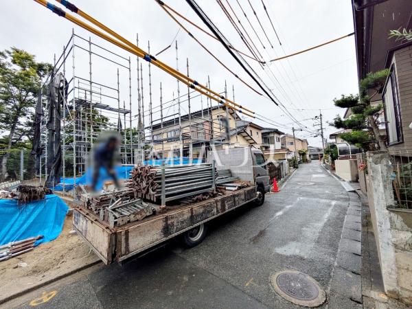 接道状況および現場風景 【福岡市早良区飯倉3丁目】 接道状況および現場風景 【福岡市早良区飯倉3丁目】