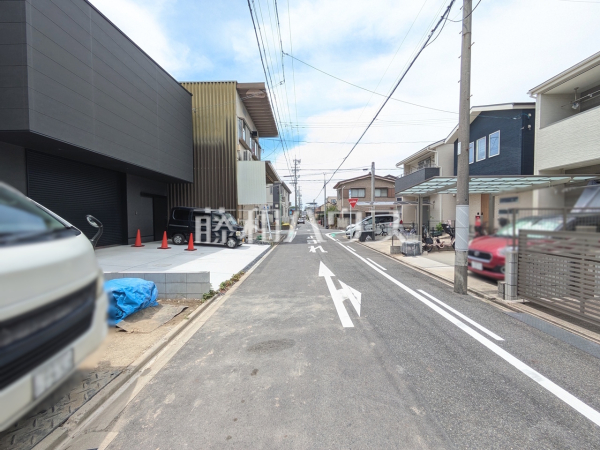接道状況および現場風景 【名古屋市北区八代町2丁目】 接道状況および現場風景 【名古屋市北区八代町2丁目】