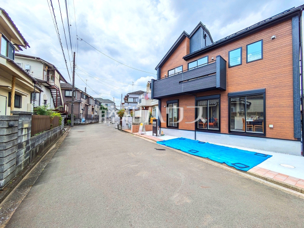 接道状況および現場風景 【武蔵村山市学園1丁目】 接道状況および現場風景 【武蔵村山市学園1丁目】