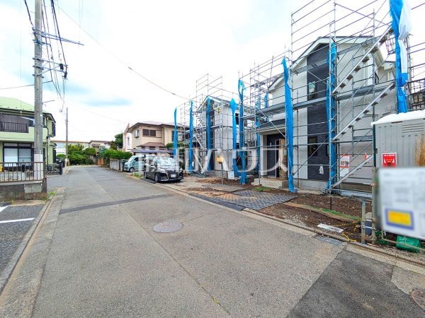 接道状況および現場風景 【武蔵村山市学園4丁目】 接道状況および現場風景 【武蔵村山市学園4丁目】