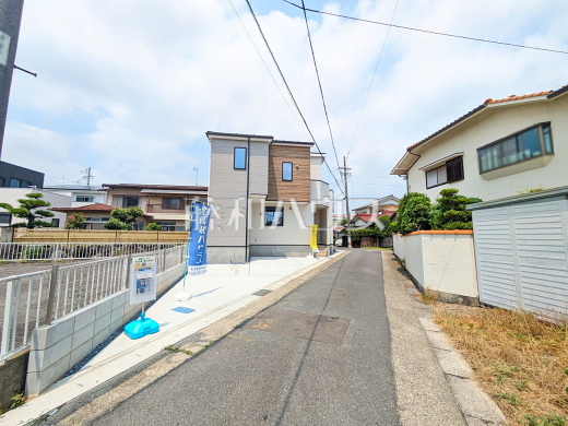 接道状況および現場風景 【春日井市如意申町2丁目】